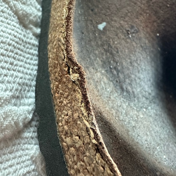 Genuine Birkenstock black vegan leather size 35 sandal. - Picture 8 of 9